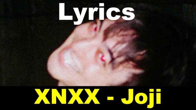 XNXX (Lyric) – Joji Lied – Übersetzung und Songtexte